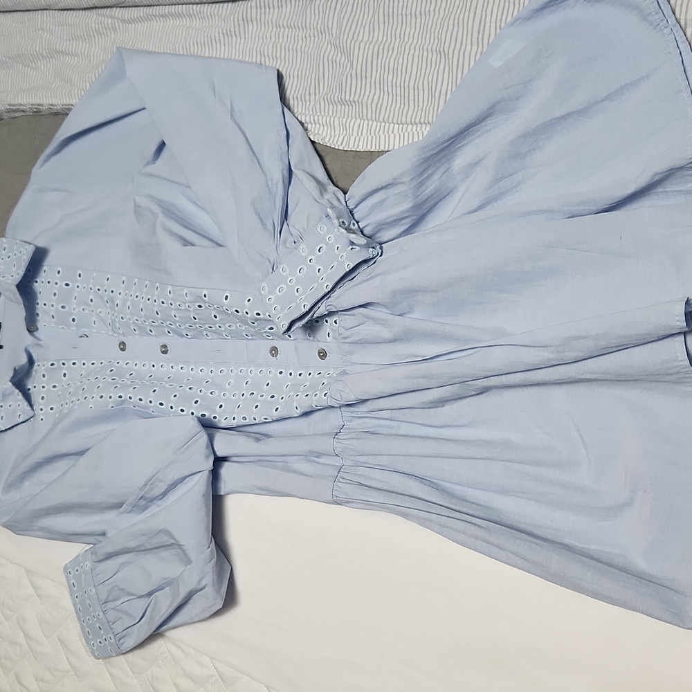 Zara chambray dress NWOT